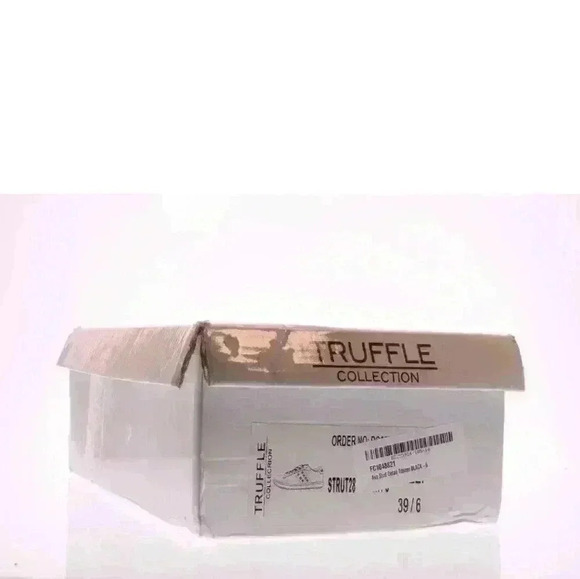 NEW NIB Truffle Collection by Nasty Gal Women's Ava Black Stud Detail Trainer - Picture 6 of 7